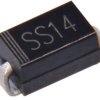 Schottky rectifier diode, 40 V (RRM), 1 A, DO-214AC, SS14-E3/61T