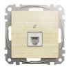 SEDNA DESIGN & ELEMENTS Gniazdo telefoniczne RJ11 brzoza SDD180491 SCHNEIDER ELECTRIC