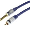Kabel JACK 6.3 mono wtyk - 1 x RCA wtyk MK78 Vitalco 5.0m