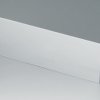 Front/rear panel, straight, aluminum, (W x H) 185 x 67 mm, gray, B3120110