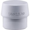 Halder 3203.050 SIMPLEX Replacement Head Semihard 85g Grey No Abrasion
