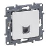 NILOE SELECTION Gniazdo telefoniczne RJ11 perła 762469 LEGRAND