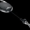 832701 Retractable badge reel STYLE, with spring hook, black