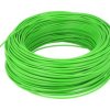 Przewód; montażowy; H05V-K (LgY); 1 żyła; linka; Cu; 0,75mm2; zielony; PVC; -30...+80°C; 300/500V; karton 100m; Helukabel; RoHS;