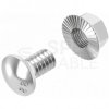BAKS Śruba SGKF M6x12 mm z łbem grzybkowym + nakrętka 100szt