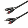 Przyłącze 2xRCA - 2xRCA: 1m ROXTONE