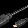 53781 High-speed micro HDMI™ cable with Ethernet (4K/60Hz), 1.0