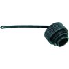 Dummy plug, black for V16 sockets, 107611