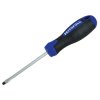 Faithfull FAISDF75 Soft Grip Screwdriver Flared Slotted Tip 4.0 x 75mm