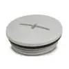 Locking screw, M40, IP68, light gray, 1424522