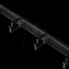 26210097 19-inch patch panel, 1 U, with brush strip, black