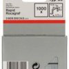 Zszywki z cienkiego drutu, typ 59, 10,6 x 0,72 x 14 mm, 1000 szt. Bosch Accessories 2609200243, N/A, Wymiary (D x S) 14
