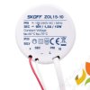 Zasilacz typ ZOL15-10 100 - 240 V AC / 10 V DC 50 Hz 1,5 A 15 W IP 20 ZL-015-C-1-1-ML-PL-01 SKOFF