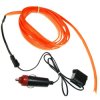 Pasek Neon samochodowy 2m pomara EL WIRE światłowód do wnętrza samochodu