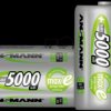 5030922 ANSMANN 2x 5000 mAh, NiMh, Mono D