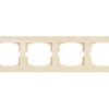 LOGI Ramka poczwórna pozioma Kremowy 021490003 25179