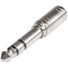 Hicon HI-JS6JS3-MF Jack Adapter 6.35 mm Plug to 3.5 mm Socket Silver