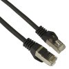 Patchcord SSTP (PiMF) kat.6a 1.5m (czarny)