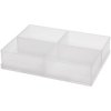 Raaco 136471 Assortment Case Insert 4 Compartments PP 220x160x47mm