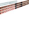 Univers Szyna pozioma Cu do rozł. listwowych NH1/2/3 5-pol. 40x10mm (3 szt) UM09K