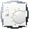 Eberle 191811554602 UTE 1015 Indoor Thermostat, Flush Mount, Active White