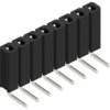 Socket header, 8 pole, pitch 2.54 mm, angled, 10026519