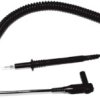 Measuring lead with (4 mm banana plug, angled) to (test probe, straight), 610 mm, black, PVC, BU-4062-C-24-0