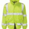 Bomber Jacket Yellow Hi-Vis Class 3 EN47