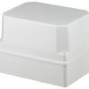 Puszka n/t hermetyczna 190x140x140 bez dławików wysoka IP65 szara S-BOX 416H