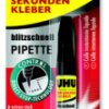 Super glue 3 g syringe, UHU BLITZSCHNELL PIPETTE 3G