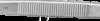 24SA Precision tweezers, curved, 40°, 150 mm