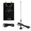 100KHz-1.7GHz Pełna Pasmo UV HF RTL-SDR Odbiornik USB Tuner USB Dongle z RTL2832U R820T2 radiowy odbiornik RTL SDR