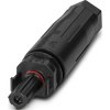 Connector, red/black, 1500 VDC, 35 A, 2.5-6.0 mm², cable Ø 5 to 8 mm, 1231076
