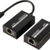Ekstender HDMI SpeaKa Professional SP-TPCE-500 SP-13442708, USB-C® (DP Alt Mode) - Wyjście HDMI®, przez kabel sieciowy R