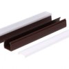 Profil Led Pcv Max Up 20X20 2M Brązowy Ml
