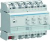 KNX e/s Sterownik załączający / żaluzjowy 16 A, 8-/4-kr, KNX secure TYAS608D