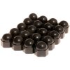 HP Autozubehör 82728 Wheel nut cover 17 mm Black Plastic Wheel Nut Covers