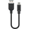 USB 3.0 SuperSpeed cable 0.2 m, black, 0.2 m - USB 3.0 female (Type...
