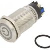 Przełącznik wandaloodporny Poz: 2 SPDT 3A220VAC 5A24VDC LAS1GQF-11ZET/L/B/12V/S