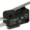 Mikroprzełącznik; VT1602-1C; dźwignia; 27,5mm; 1NO+1NC wspólny pin; szybkie; konektory 6,3mm; 16A; 250V; Highly; RoHS