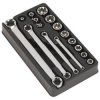 Sealey AK61801 Trx-star 3/8"sq Drive Socket and Spanner Set 16pc