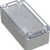 TRU COMPONENTS 6U07160806139 TC-13865140 Urządzenia przemysłowe 160 x 80 x 60 poliwęglan szary błyszczący, przeźroczysty
