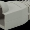 MP0063 Strain relief boot for RJ45 plugs, 50 pcs, grey