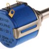 Potencjometr 200 Ω typ Obrotowa Bourns 10 średnica wału 6.35 mm 1 2 W długość wału 20.6 mm Montaż na panelu