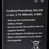 800 mAh, Li-Ion for DORO HandlePlus 334