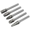 Sealey SDBCK5 Tungsten Carbide Rotary Burr Set 5pc Ripper/Coarse