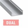 Profil LUMINES typ DUAL srebrny anod. 2m n/t