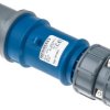 Złącze przemysłowe - zasilające 16A Wtyczka 230 V 3P Męski MENNEKES Niebieski Montaż na kablu IP44