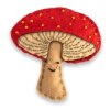 Marta the Marvelous Mushroom Felt Stitching Kit - DIY Fun