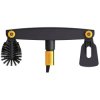 Fiskars 1001414 QuikFit Gutter Cleaner Tool for Safe Ladder-Free Use
